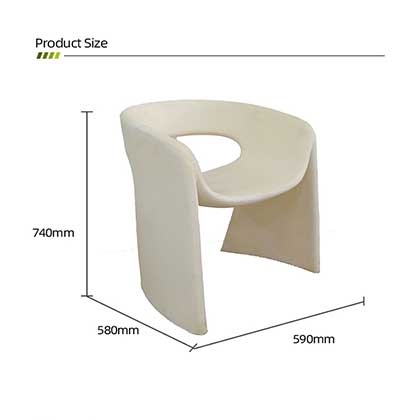 Foam Chair Wedge MC0004